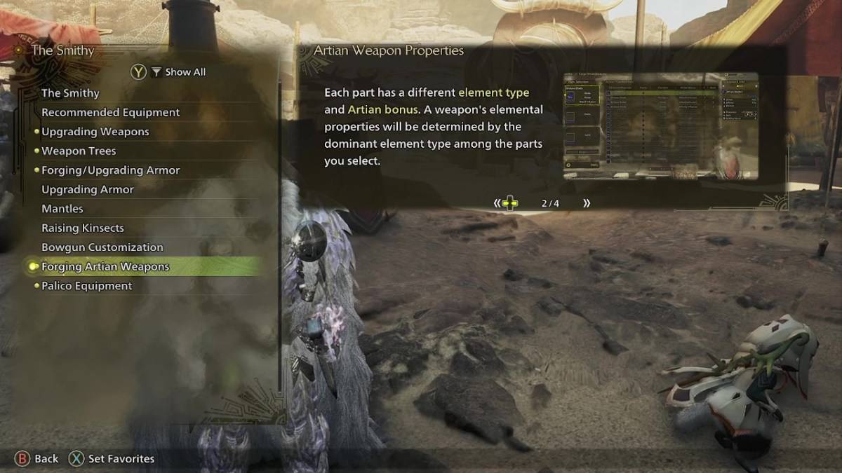 Monster Hunter Wilds中的藝術材料