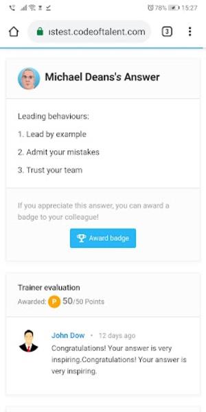 Code Of Talent স্ক্রিনশট 3