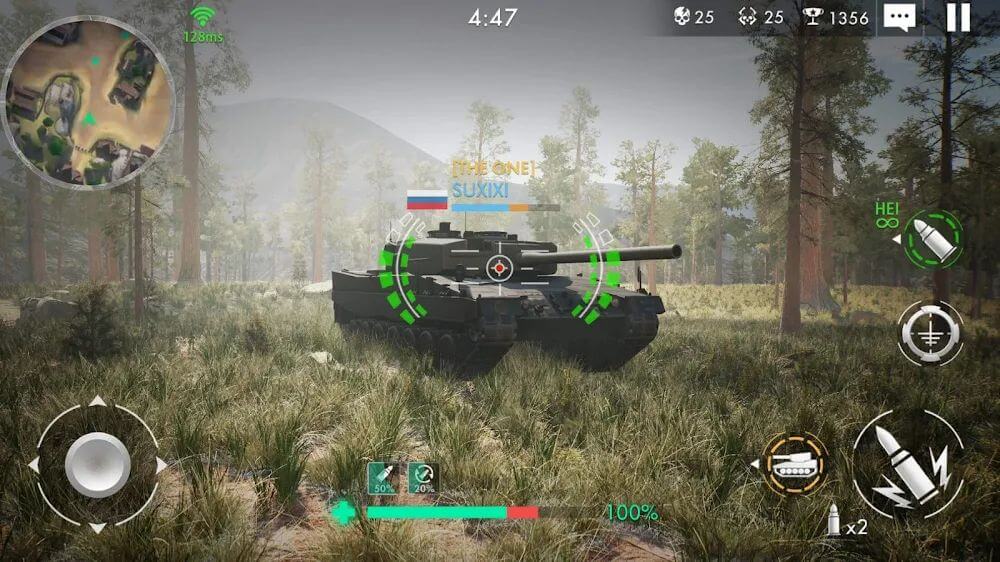 Tank Warfare Mod Скриншот 2