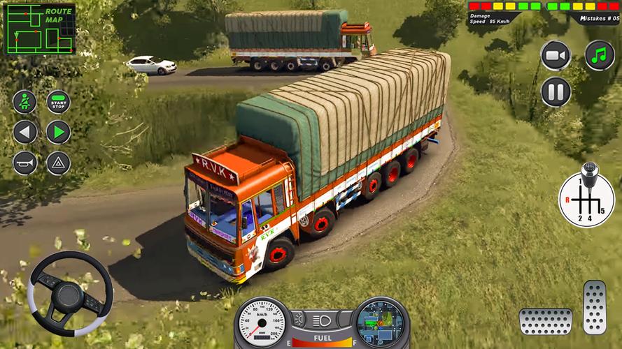 Indian Heavy Truck Delivery 3D ภาพหน้าจอ 3