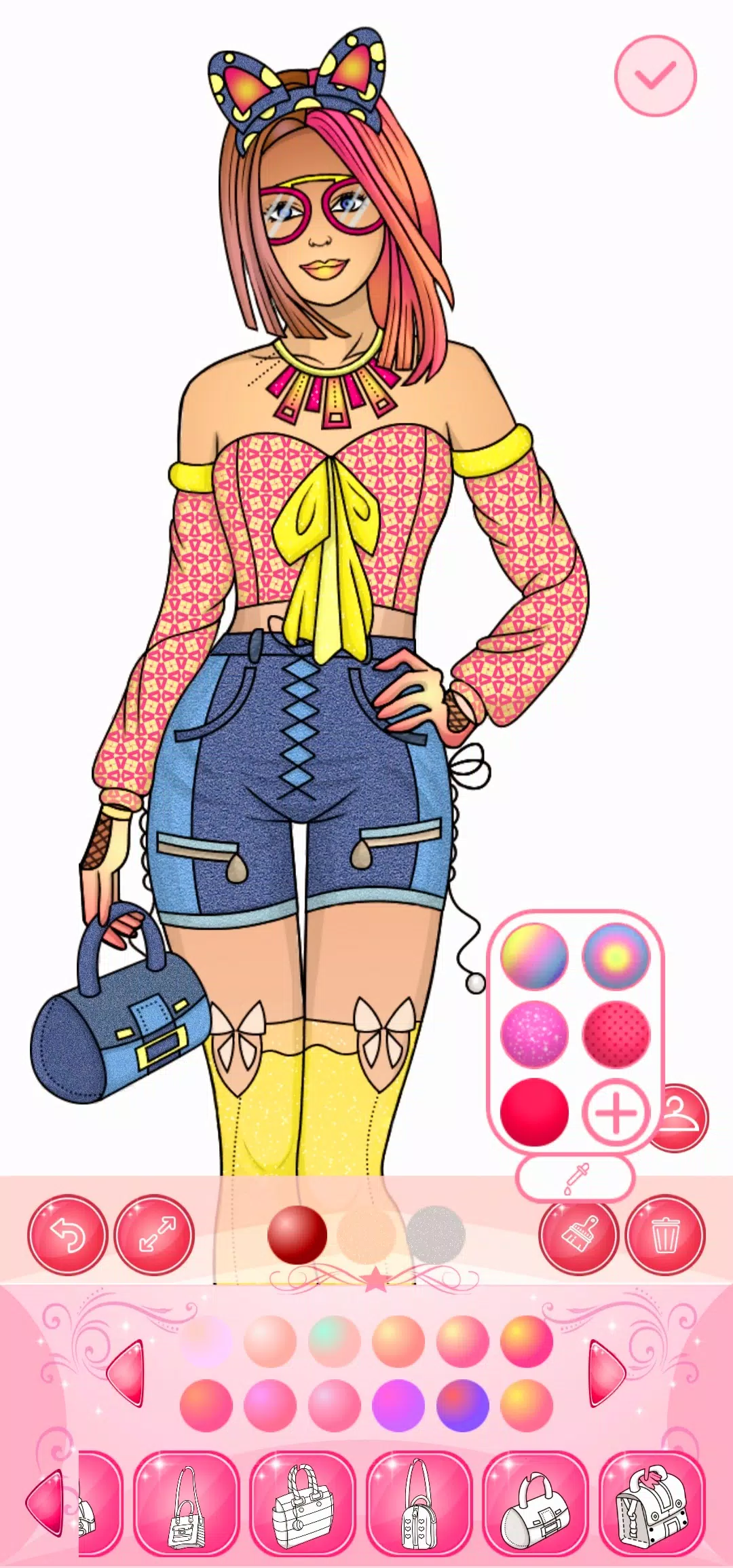 Dress Up Games & Coloring Book Скриншот 1