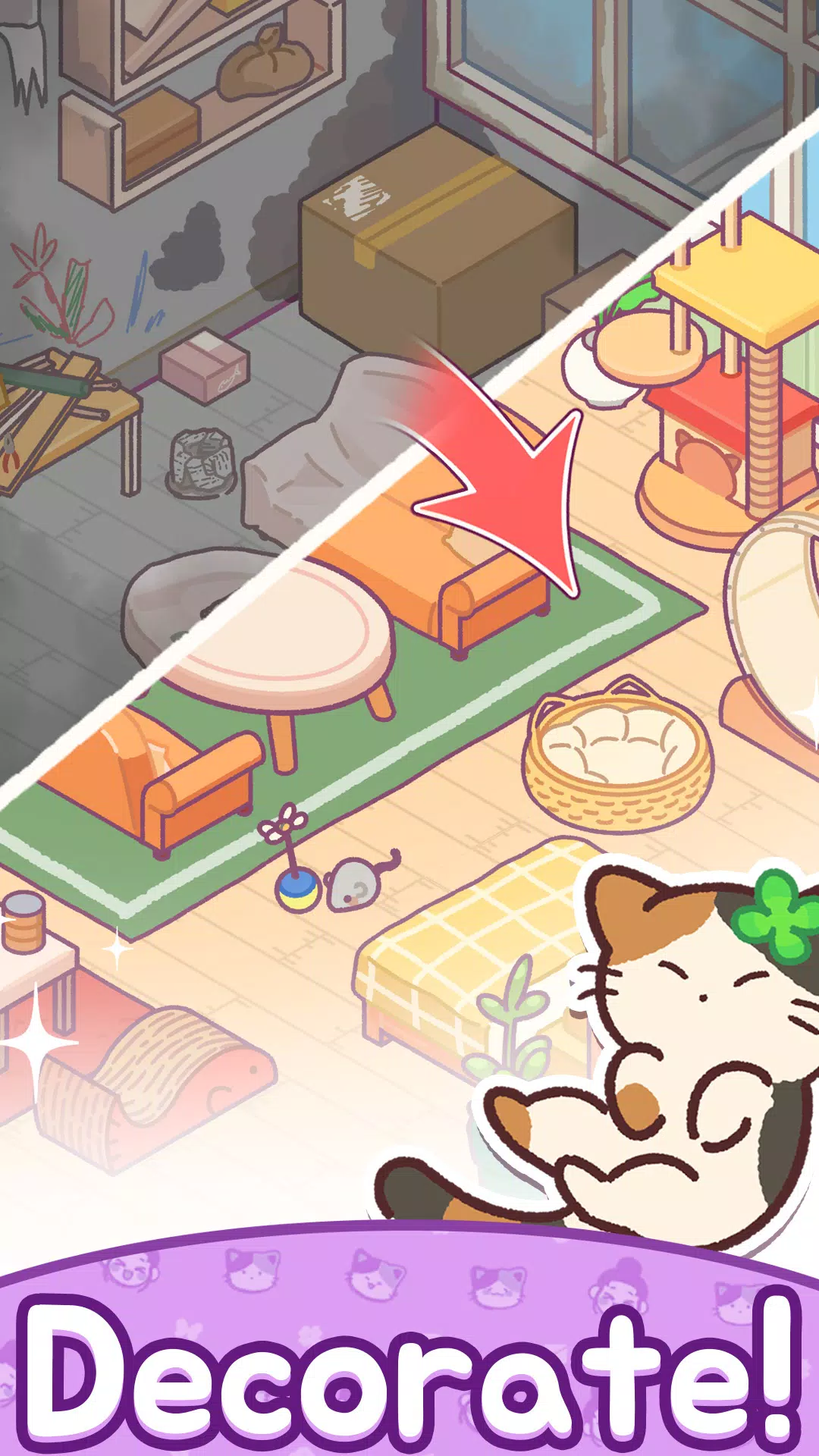 Meow Meow Foster: Merge&Story Скриншот 3