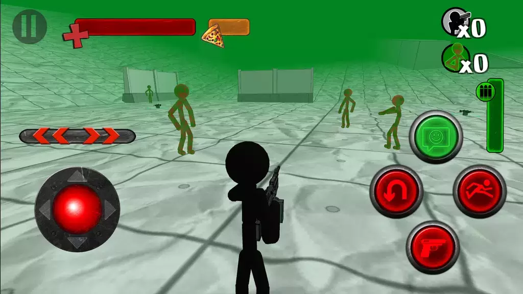 Stickman Zombie 3D स्क्रीनशॉट 1