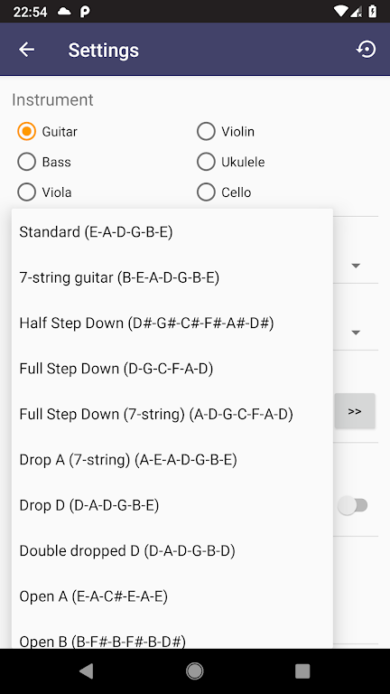 Strobe Tuner Pro: Guitar Tuner Screenshot 2