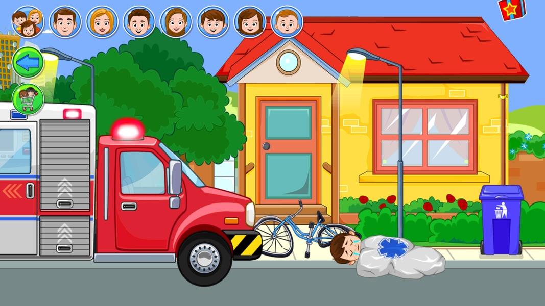 My Town : Fire station Rescue Скриншот 2