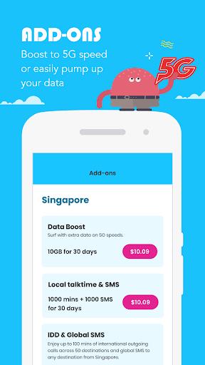 GOMO Singapore Schermafbeelding 1