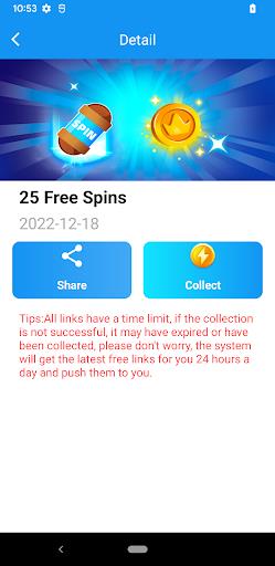 Daily Spins - Spin Link स्क्रीनशॉट 1