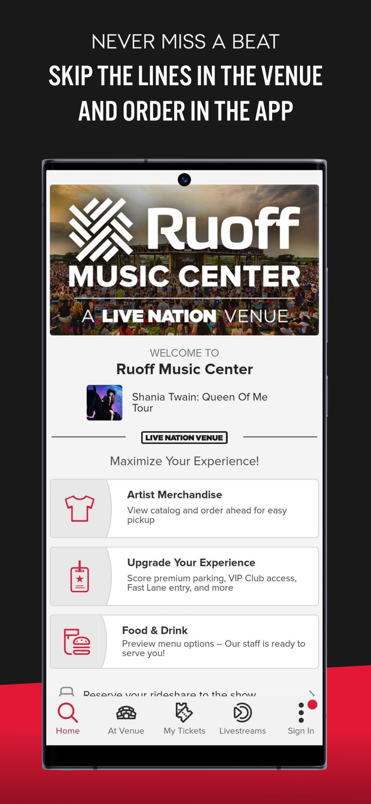 Live Nation At The Concert Screenshot 4