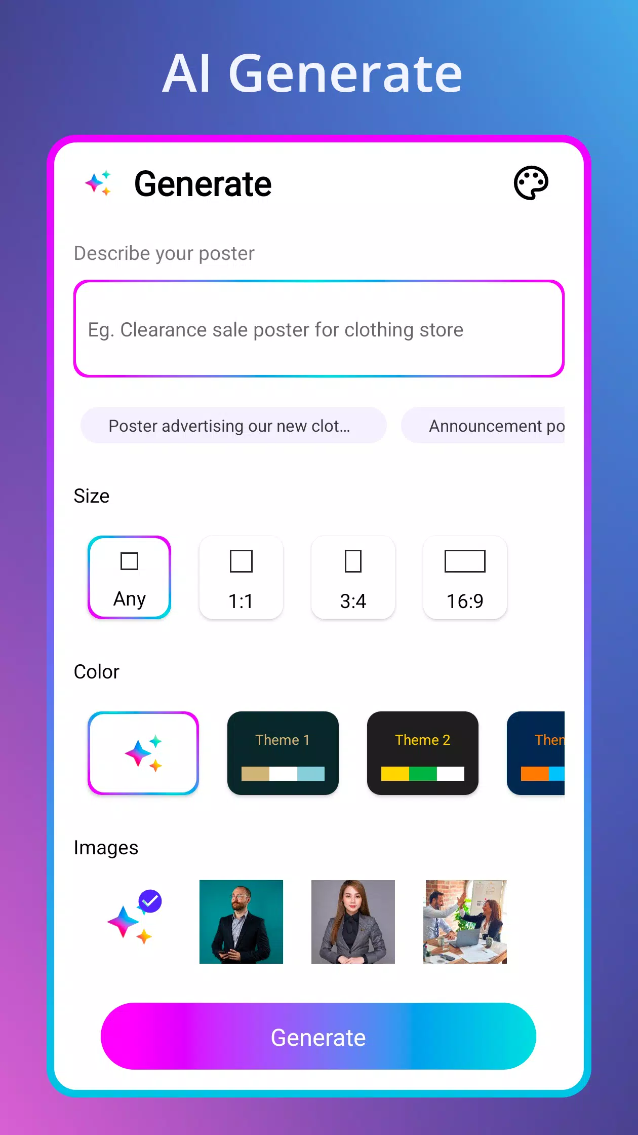 Poster Maker AI flyer maker Screenshot 4