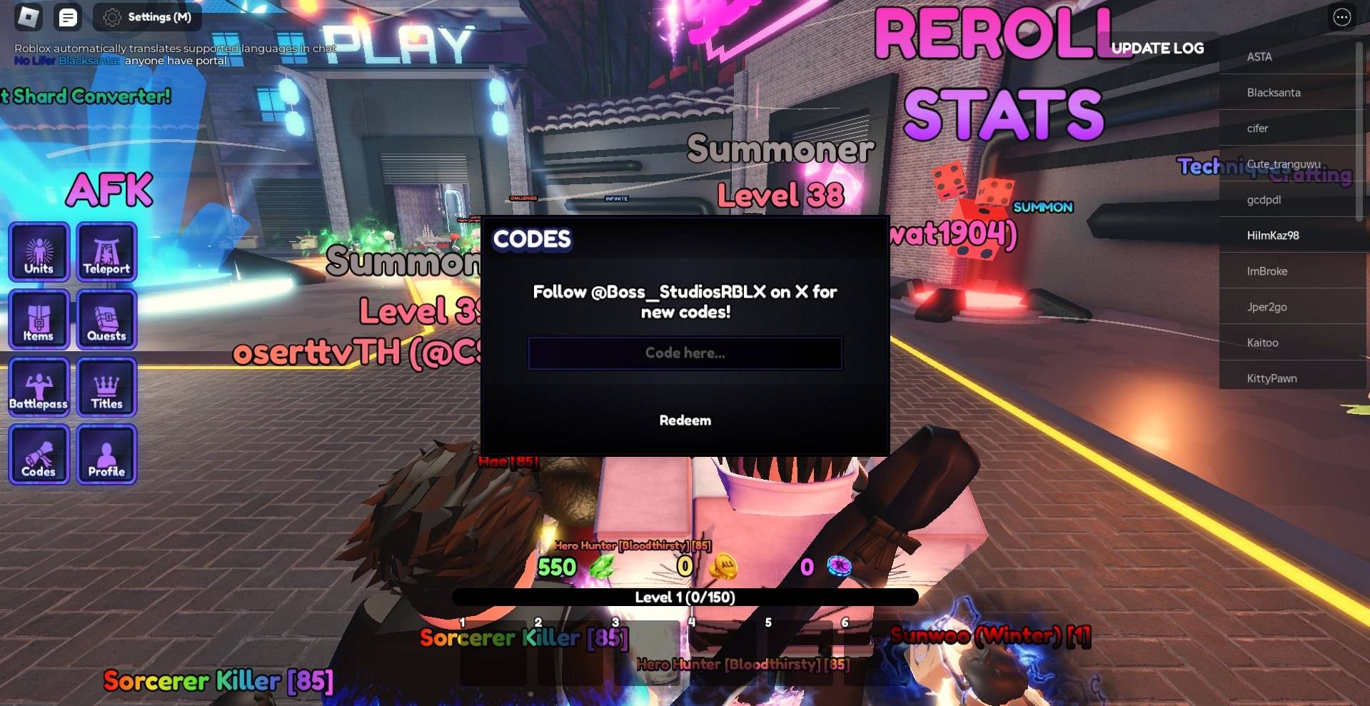 Bagong Anime Last Stand Codes Available (Enero 2025)