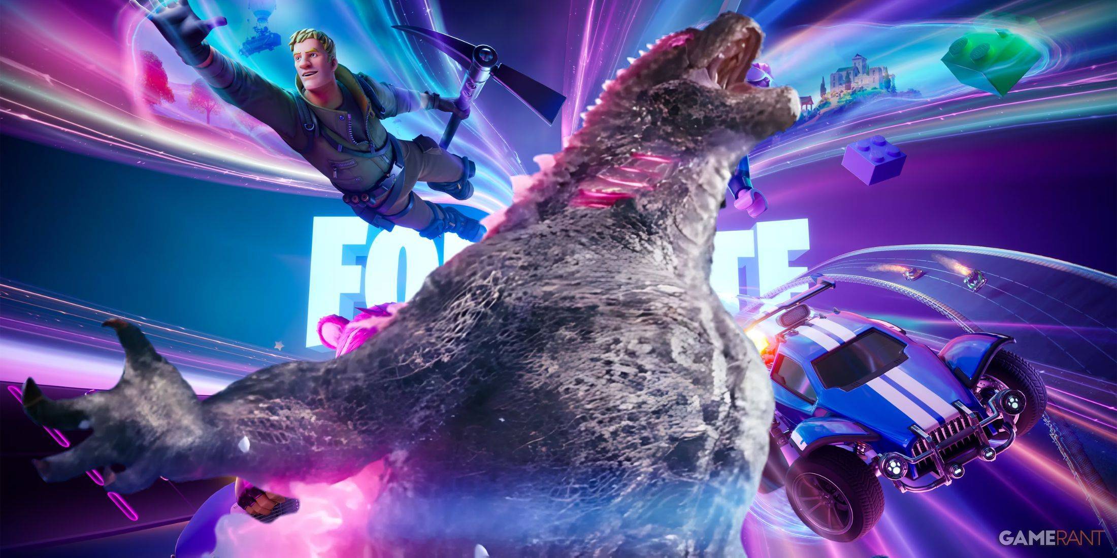新的Fortnite洩漏暗示了哥斯拉和Monsterverse Skins