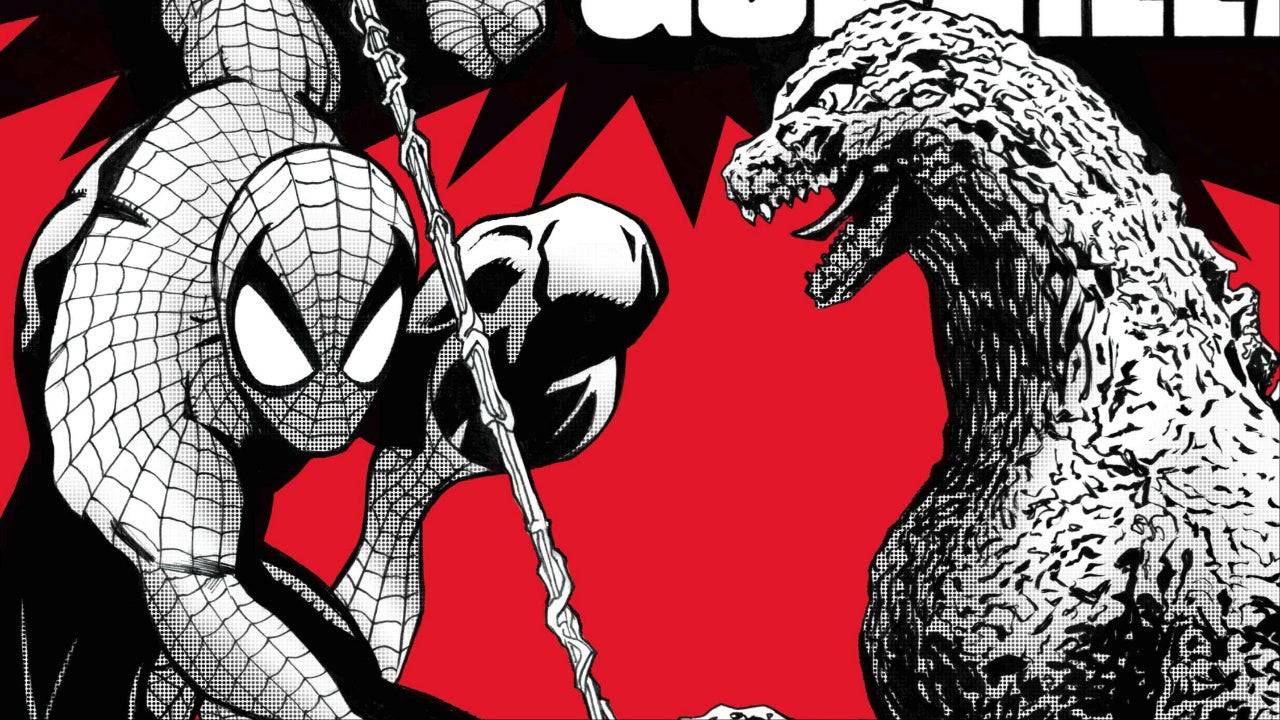 “彼得·帕克（Peter Parker）在史詩般的攤牌中與哥斯拉作戰”