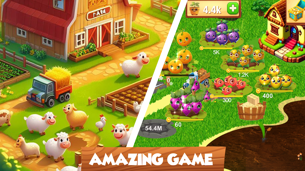 Happy Farm : Farming Challenge Скриншот 3
