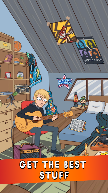 I am Rock Star idle clicker Captura de tela 2