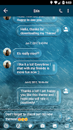SMS Messages Bubble Rain Theme應用截圖第2張