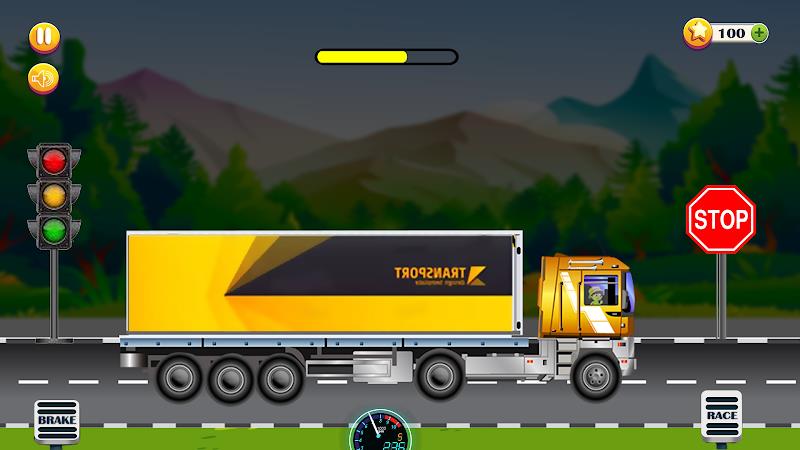 Cargo Truck Driving-Truck Game Captura de tela 1