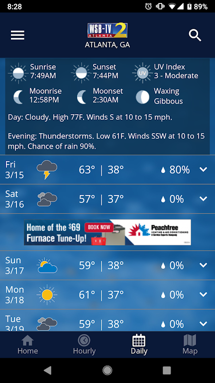 WSB-TV Weather應用截圖第3張