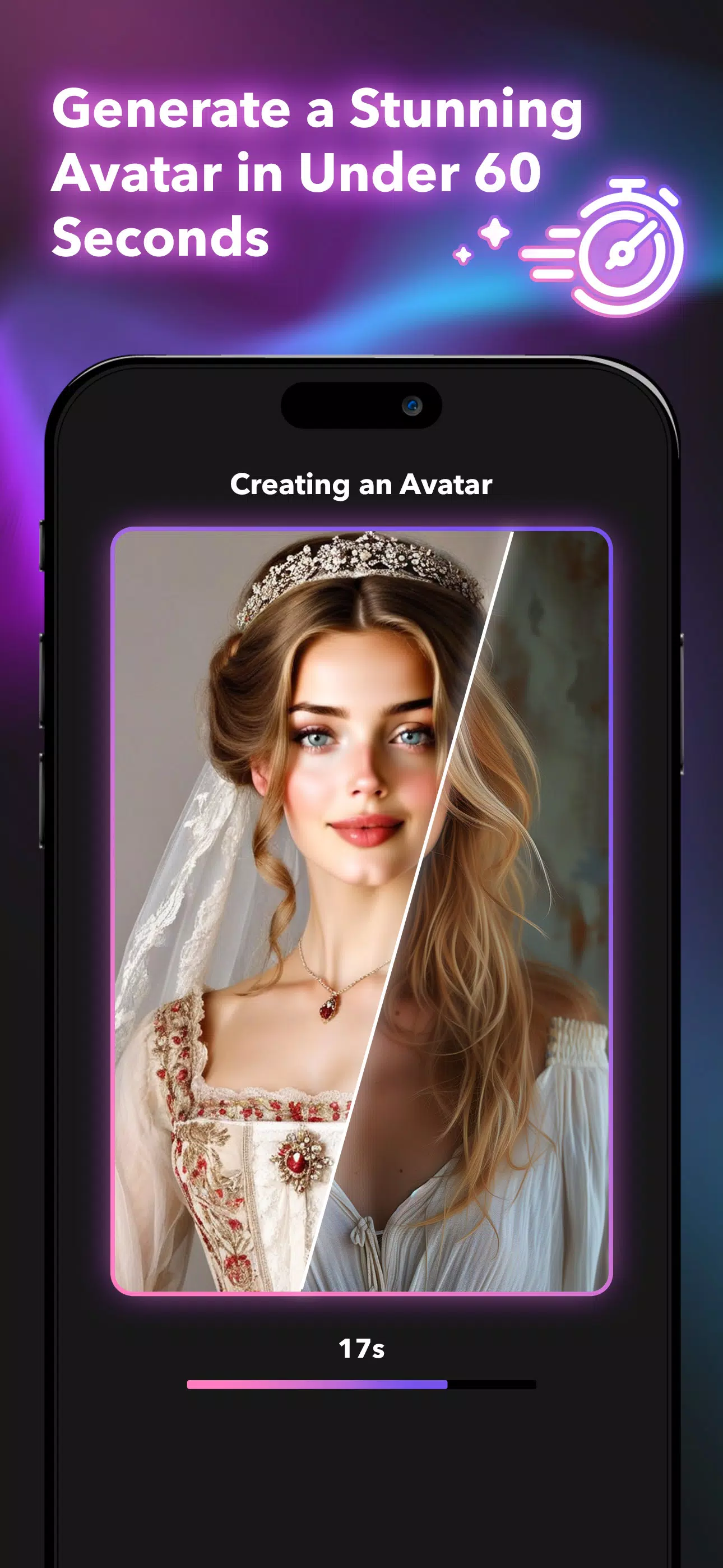 Aurora: AI Portrait Generator Скриншот 1