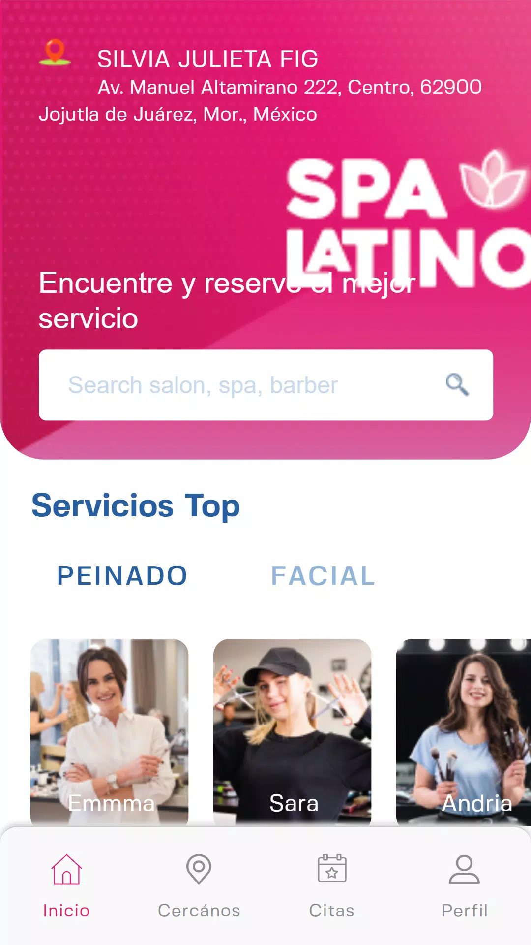 SPA Latino Capture d'écran 1