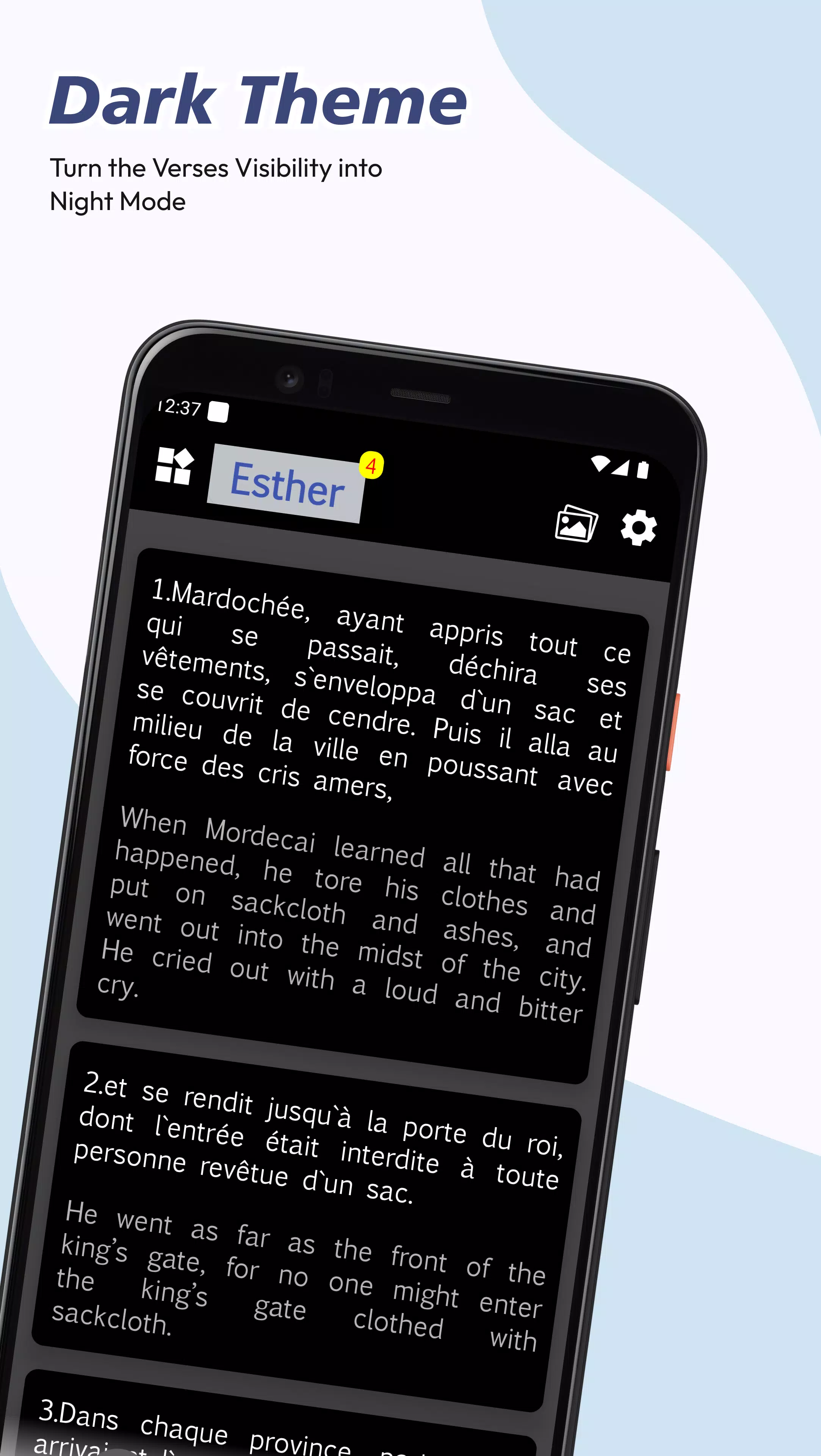 French English Bible Скриншот 4