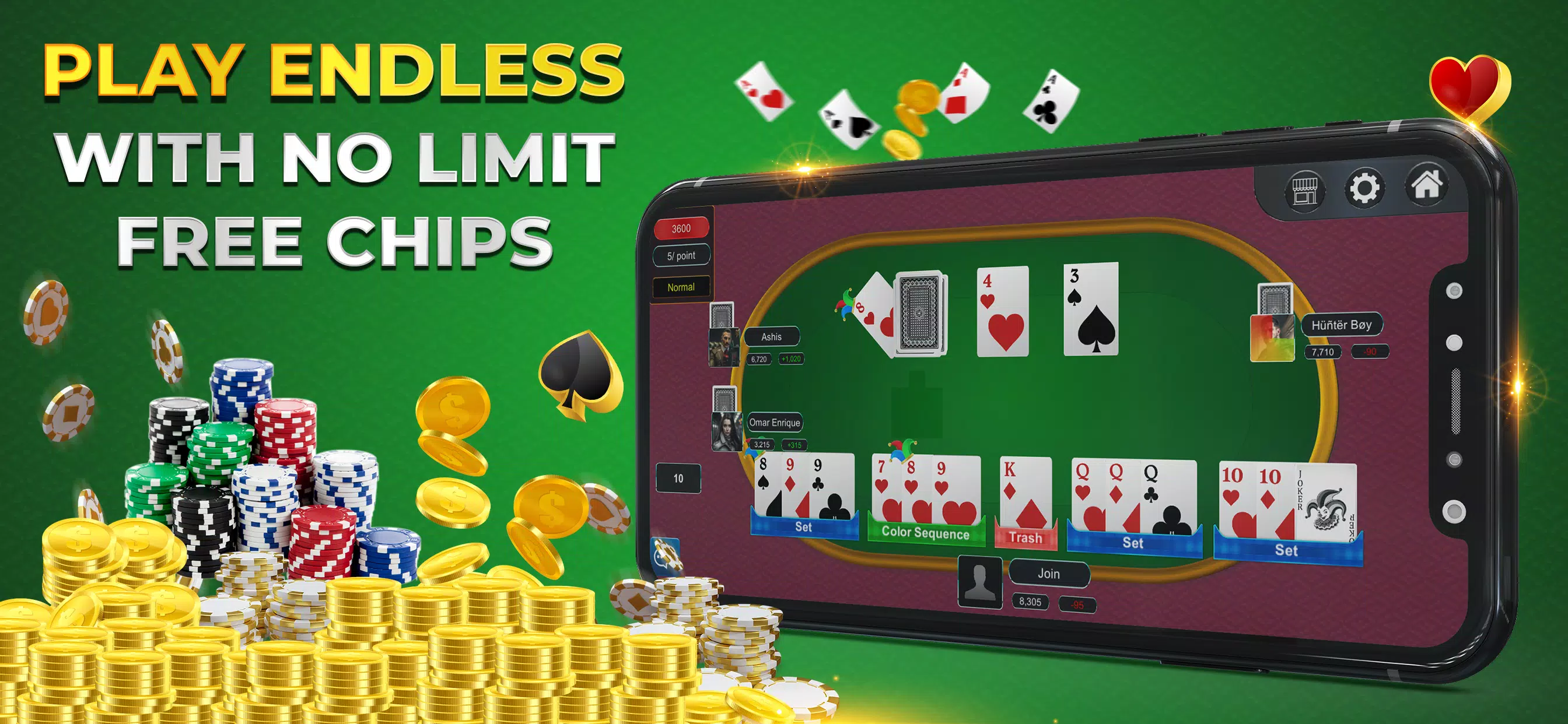 Rummy Online Casino Скриншот 2