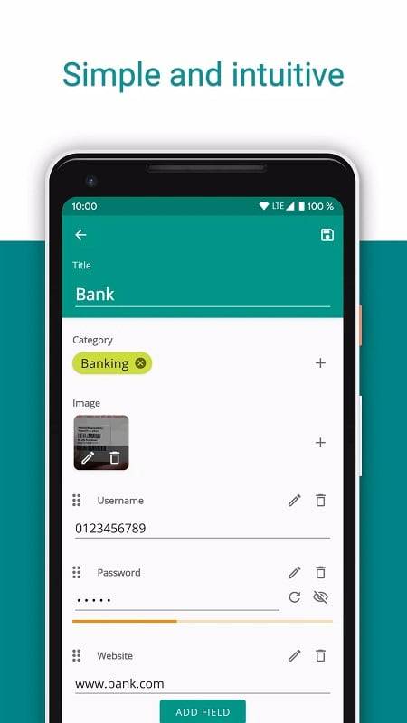 Password Safe and Manager Скриншот 2
