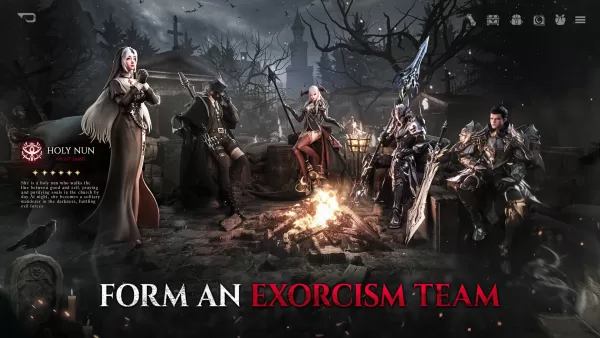 Age of Ashes Dark Nuns character class selection screen