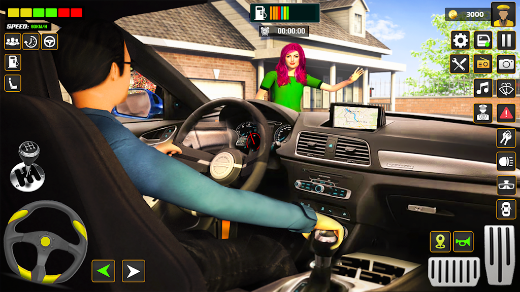 City Cab Driver Car Taxi Games Скриншот 1