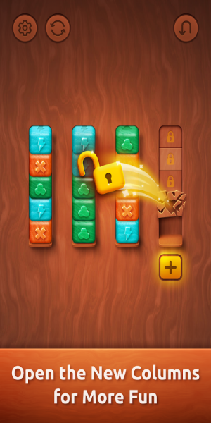 Colorwood Sort Puzzle Game Mod Скриншот 3