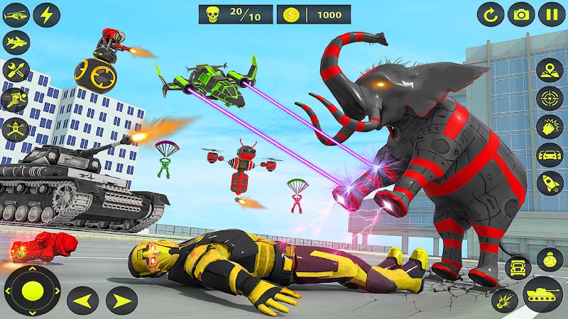 Army Tank Robot Car Games:應用截圖第3張