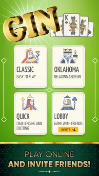 Gin Rummy: Card Game Online Schermafbeelding 2