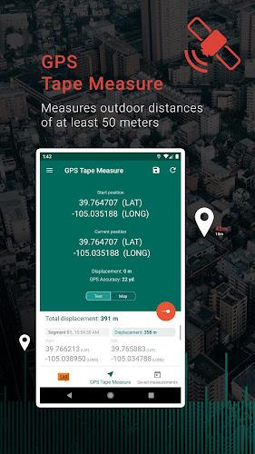 Cinta métrica GPS Captura de pantalla 1