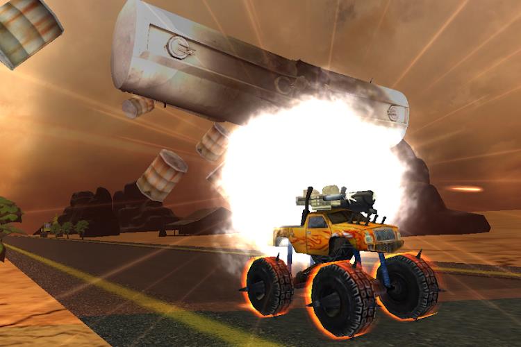 Crazy Monster Truck Fighter - Tangkapan skrin 2
