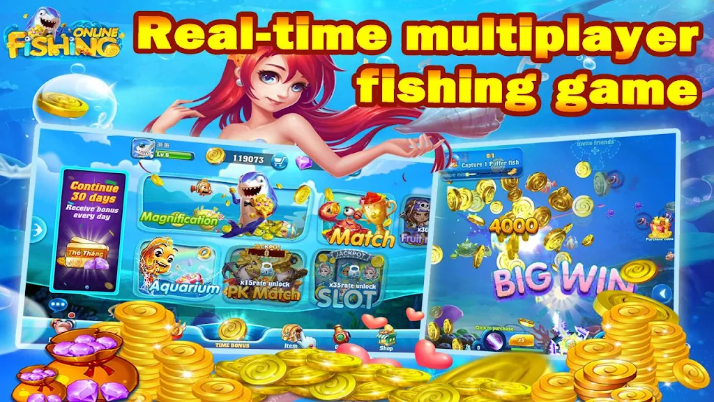Fishing Online: Classic fish machine, free game Скриншот 2