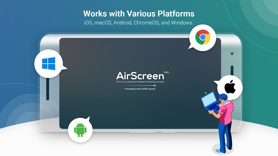 AirScreen - AirPlay & Cast Скриншот 3