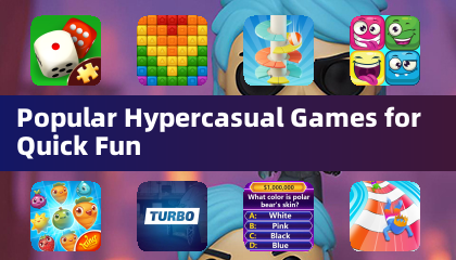 手軽に楽しめる人気ハイパーカジュアルゲーム