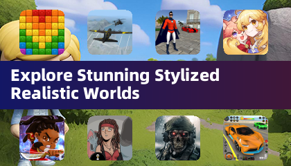 Explore mundos realistas estilizados impressionantes