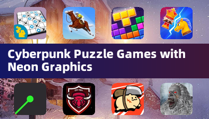 Cyberpunk Puzzle Games with Neon Graphics