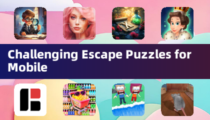 Challenging Escape Puzzles for Mobile