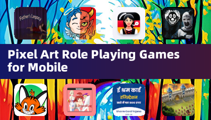 手機用的像素藝術角色扮演遊戲