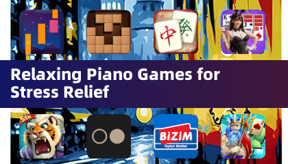 ストレス軽減のためのリラックスピアノゲーム